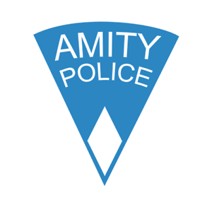 Jaws Logo - Amity Police (Jaws) Logo Decal Vinyl Sticker