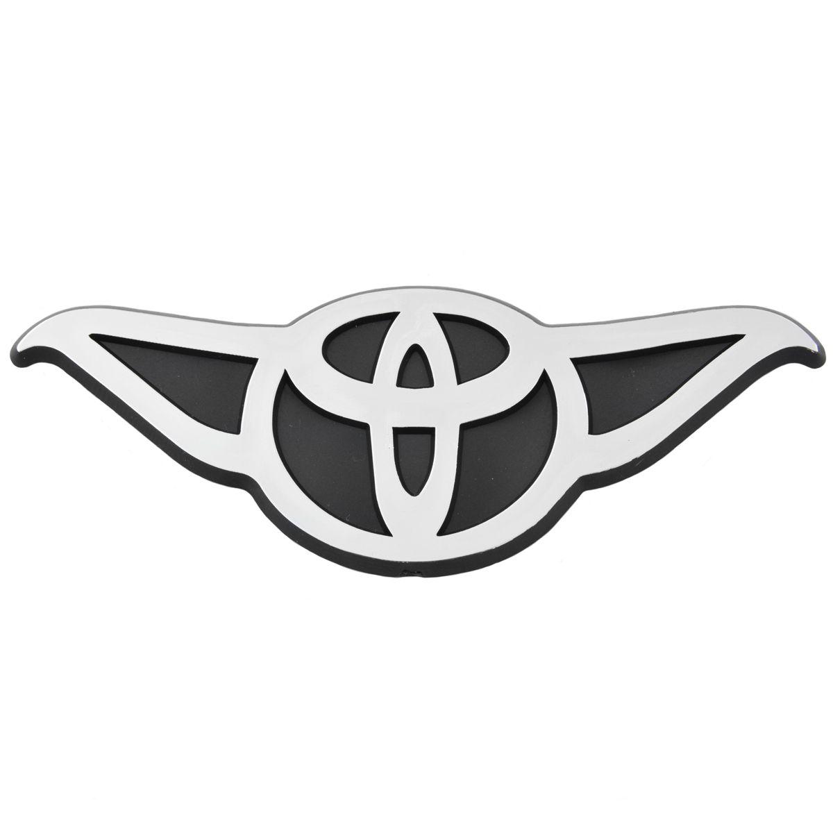 Yoda Logo - Toyoda 5 Chrome Auto Emblem
