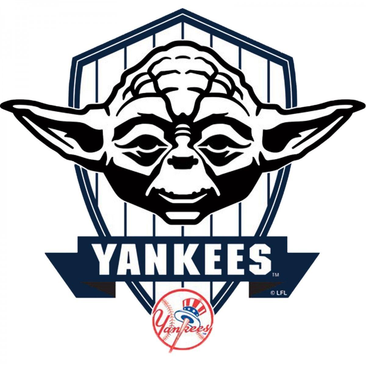 Yoda Logo - New York Yankees Yoda Star Wars Master Yoda Logo Decal
