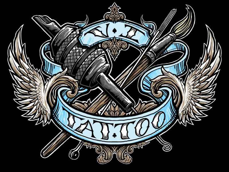Tattoo Logo - V.I. TATTOO LOGO | Visual Intelligence - Mt Maunganui - New Zealand