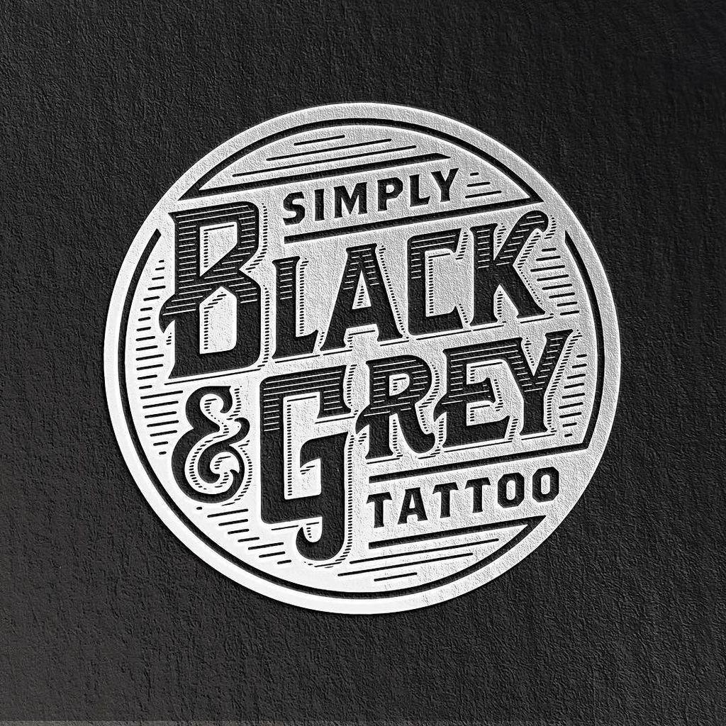 Tattoo Logo - Black & Grey Tattoo logo - Take Heed Design