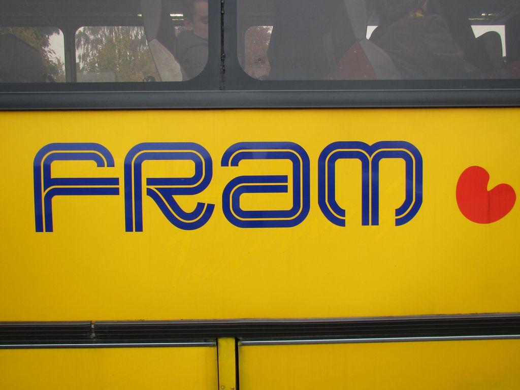 Fram Logo - FRAM logo | FRAM logo at museumbus FRAM 3821. | Arthur | Flickr