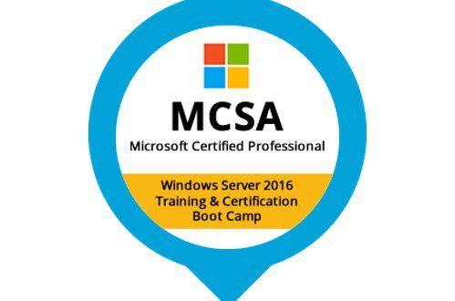 MCSA Logo - MCSA Windows Server 2016 Training & Certification Boot Camp