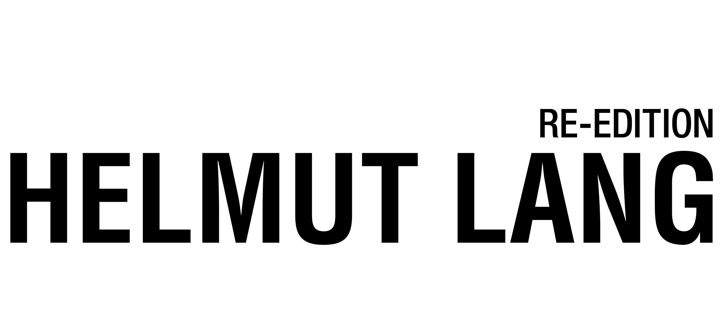 Lang Logo - Helmut Lang Rib T-Shirt | Official site
