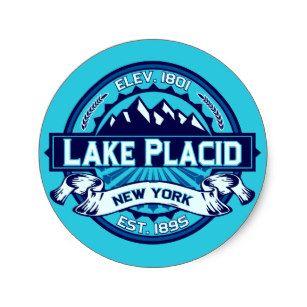 Placid Logo - Lake Placid Stickers | Zazzle