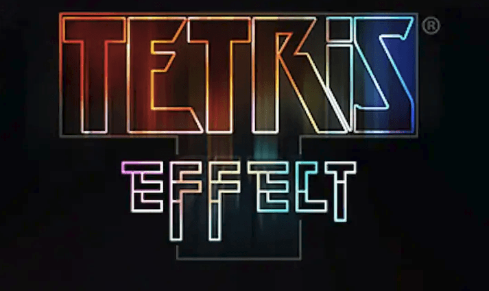 Tetris Logo - In the Tetris Effect logo, the word Effect is built out