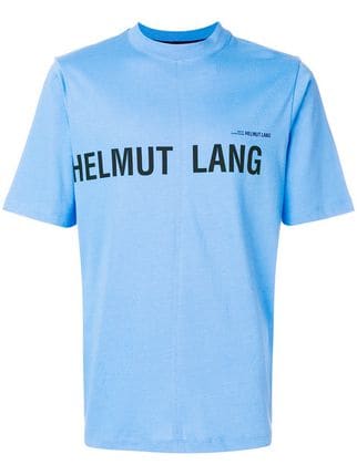 Lang Logo - Helmut Lang Logo Print Tee