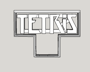 Tetris Logo - Tetris Logo Cookie Cutter | eBay