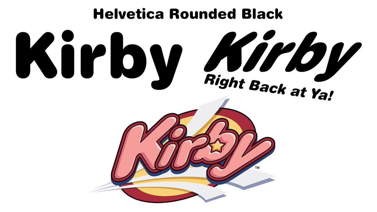 Kirby Logo - Triple Q Rounded Black: The Basis