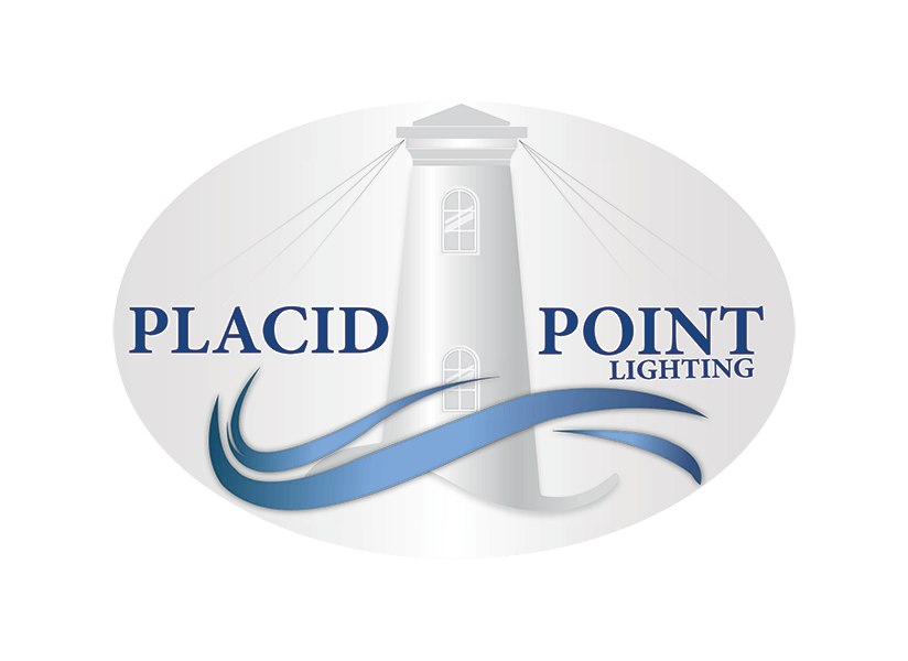 Placid Logo - Outdoor LED Lighting Up Your Night Point Lighting