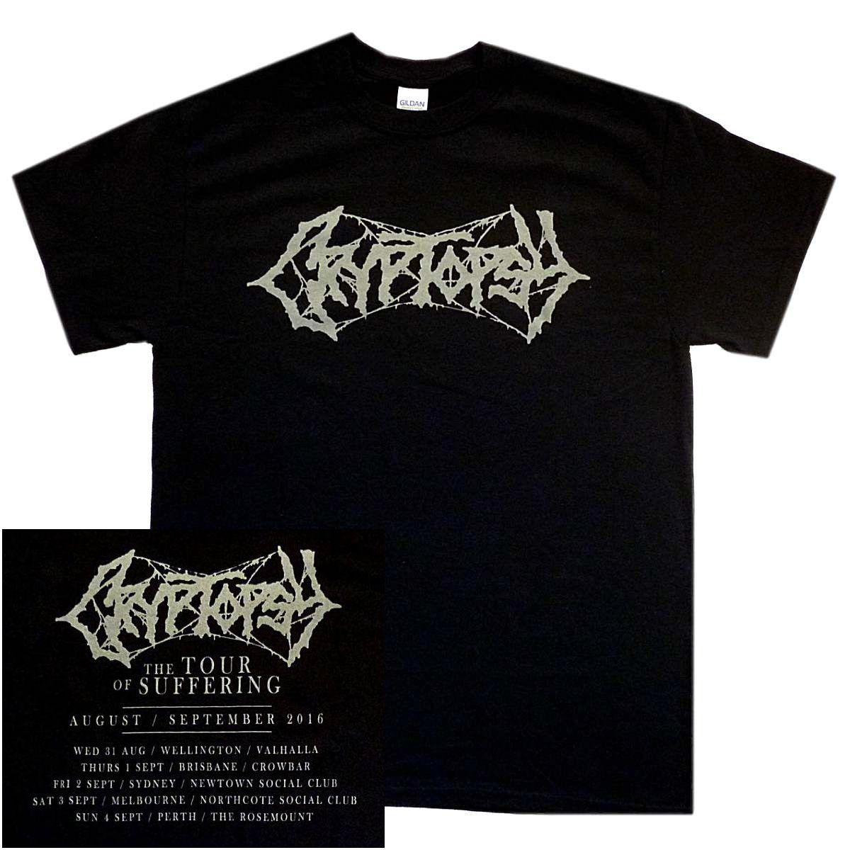 Cryptopsy Logo - Cryptopsy Logo Australian Tour Shirt S M Officil Tshirt Death Metal