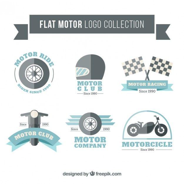 Motor Logo - Flat motor logo collection | Stock Images Page | Everypixel