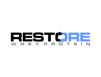 Protein Logo - RESTORE - Whey Protein logo design - 48HoursLogo.com