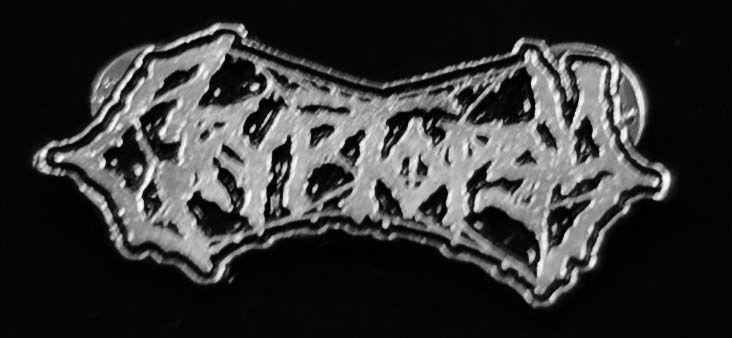 Cryptopsy Logo - Cryptopsy 2 Metal Badge Pin