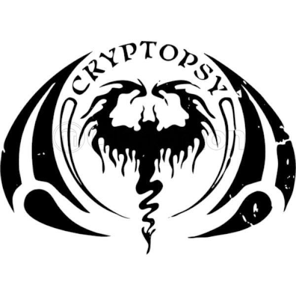 Cryptopsy Logo - cryptopsy Baby Bib | Kidozi.com