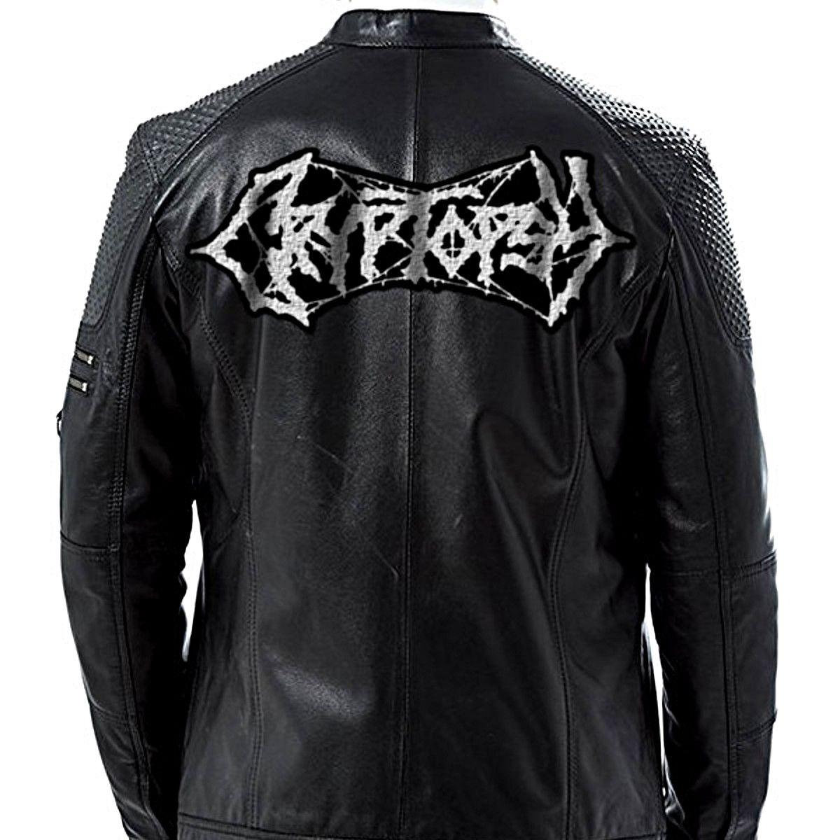 Cryptopsy Logo - Cryptopsy Logo Patched Geniune Leather Jacket, Death Metal ...