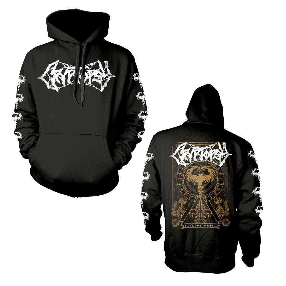 Cryptopsy Logo - Blabbermouth. Extreme Music (Hoodie)