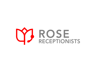 Receptionist Logo - Rose Receptionist logo design - 48HoursLogo.com