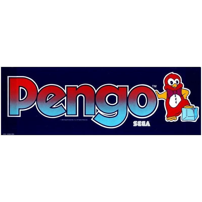Pengo Logo - Pengo Arcade Marquee
