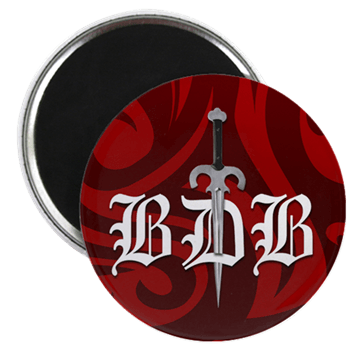 Bdb Logo - Red Bdb Logo Magnet Magnets > BDB Magnets > Black Dagger Brotherhood