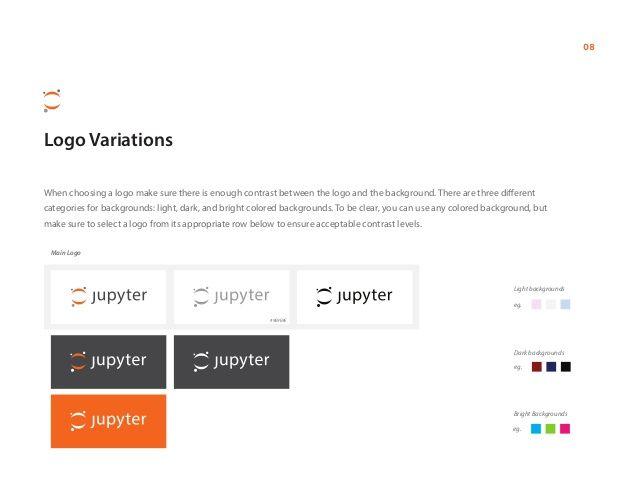 Jupyter Logo - Jupyter Brand Guide Book v7