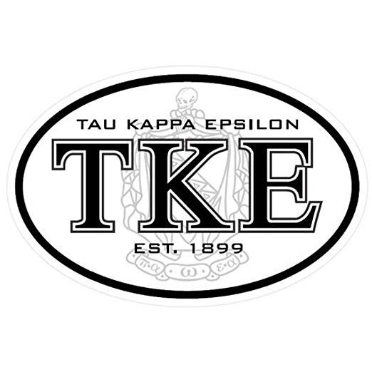 TKE Logo - Express Design Group Tau Kappa Epsilon TKE Oval Crest