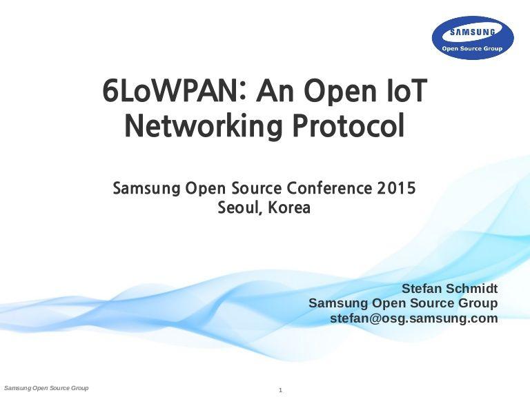 6LoWPAN Logo - 6LoWPAN: An open IoT Networking Protocol