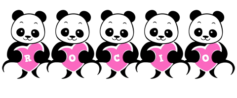 Rocio Logo - Rocio Logo. Name Logo Generator, Love Panda, Cartoon