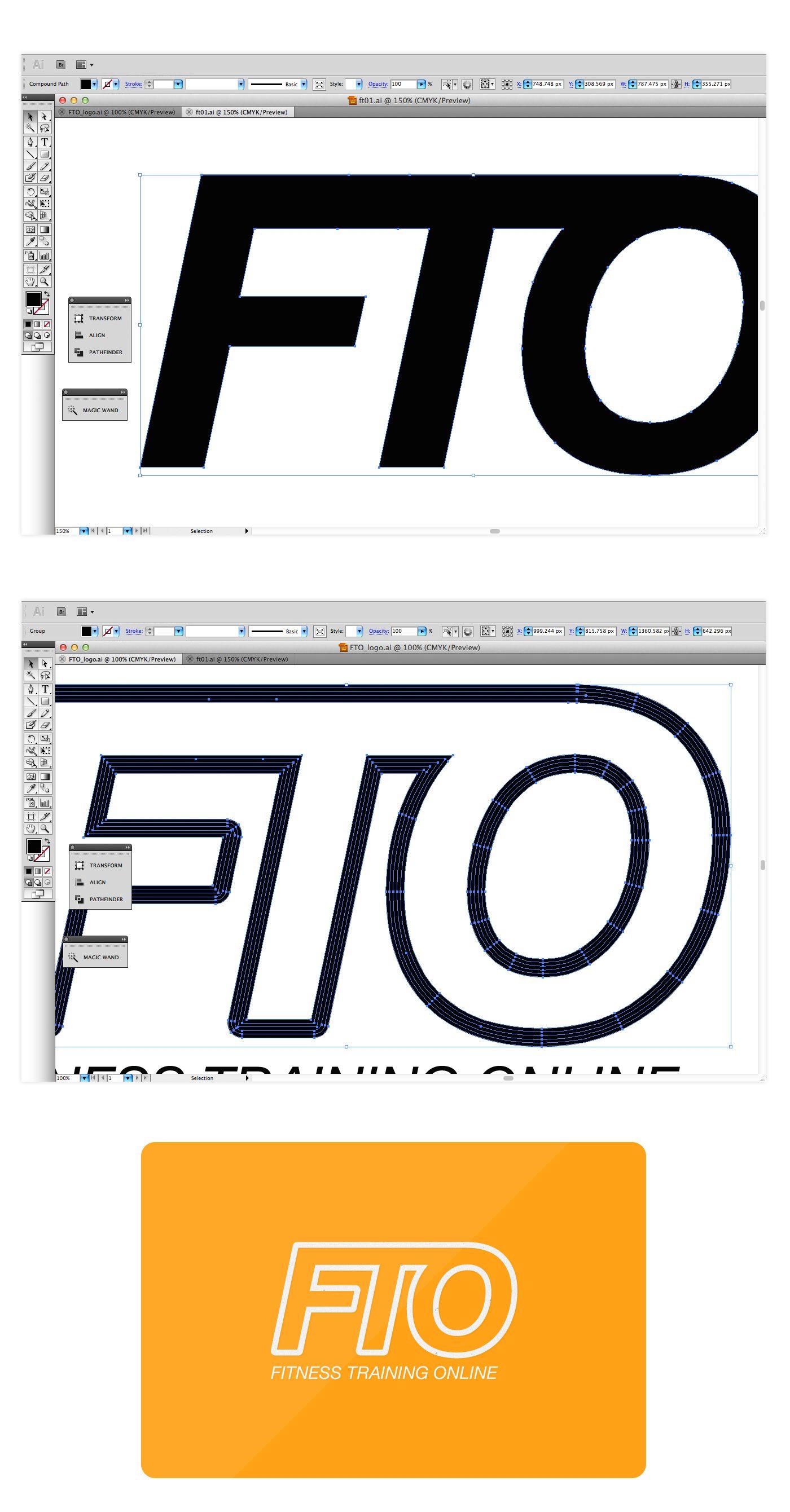 Fto Logo - Logo design for FTO - Freelance UX UI Designer, London - Stef Ivanov