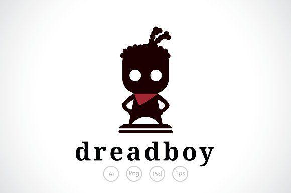 Dreadlock Logo - Dreadlocks Boy Logo Template ~ Logo Templates ~ Creative Market