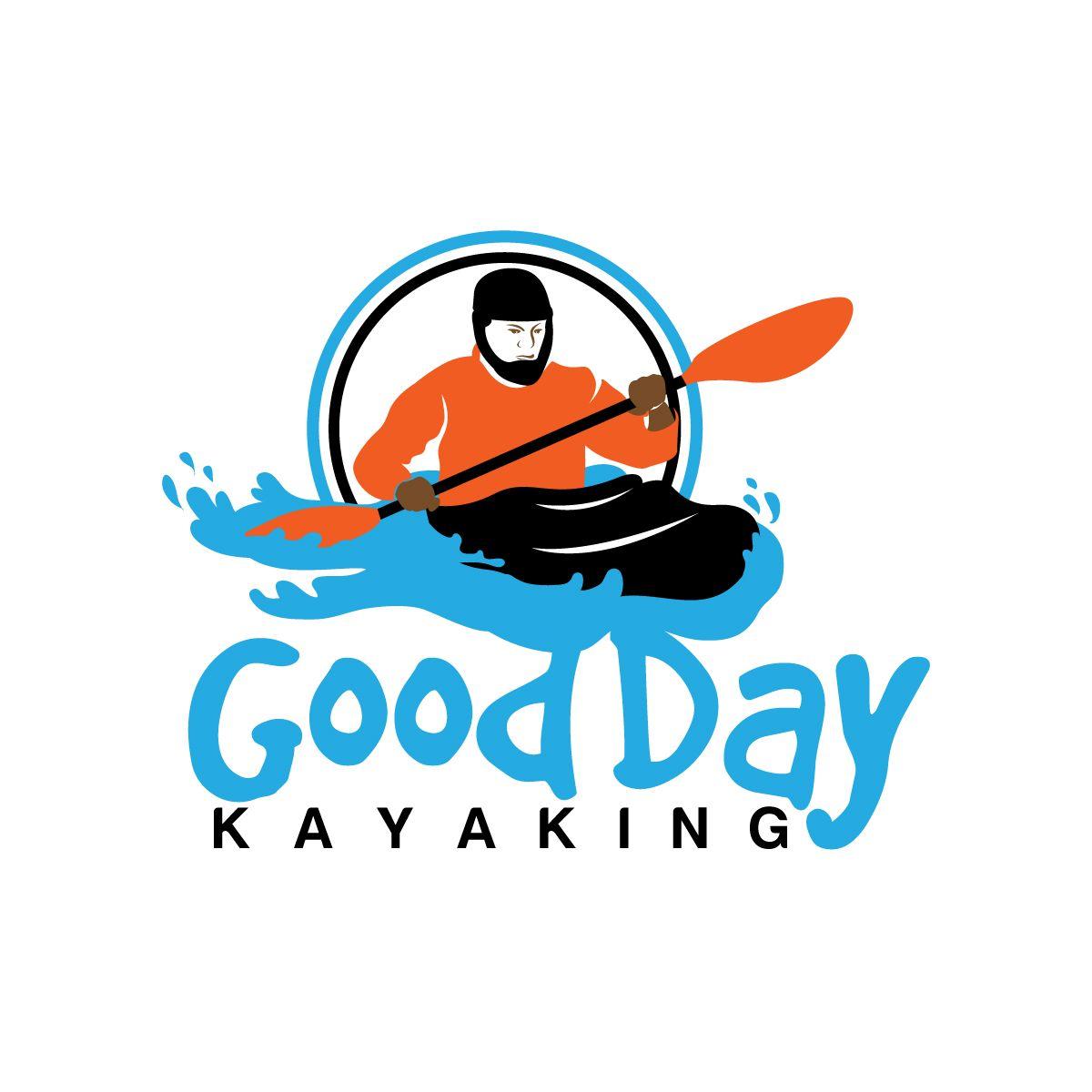 Kayaking Logo - Bold, Playful Logo Design for Good Day Kayaking by Kreative Fingers ...