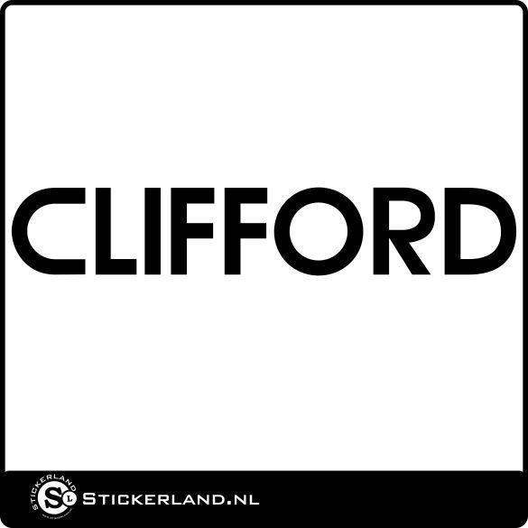 Clifford Logo - Clifford logo | Stickerland