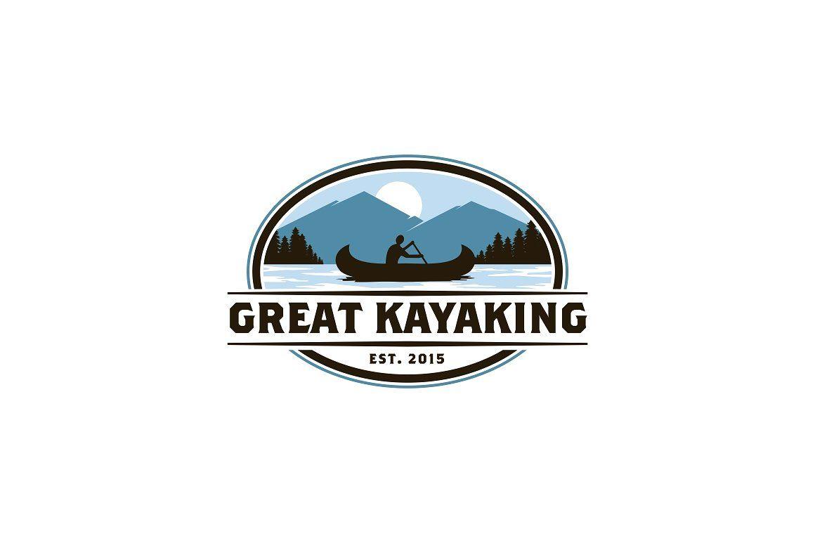 Kayaking Logo - Kayaking Logo Template ~ Logo Templates ~ Creative Market