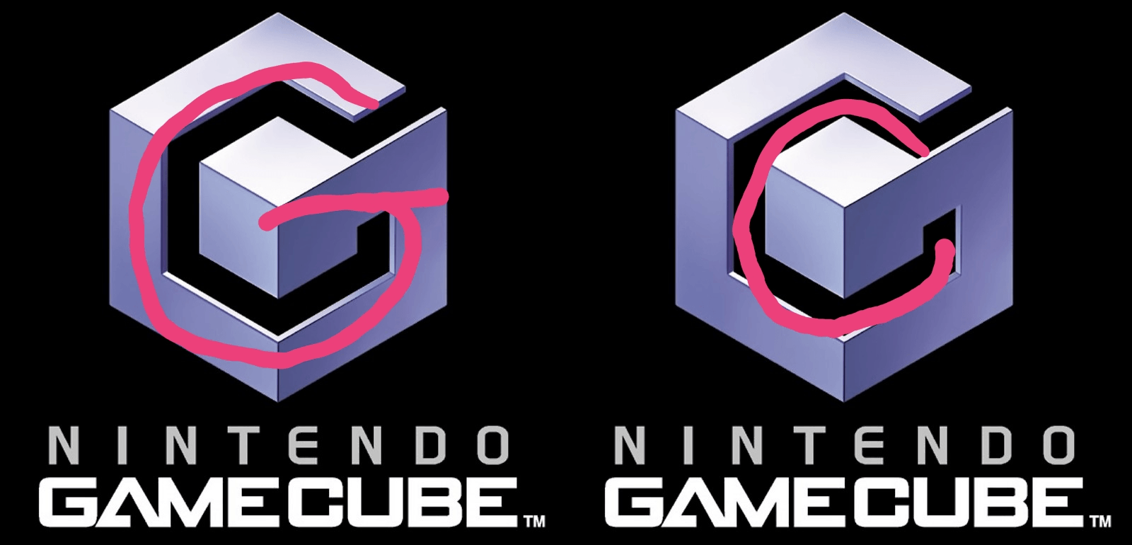 Gamecude Logo - Anybody else notice this in the Gamecube logo? : gaming