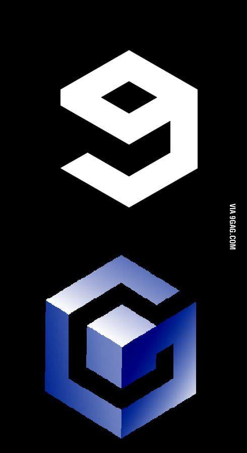 Gamecude Logo - 9gag logo is almost exactly like the GameCube logo - 9GAG