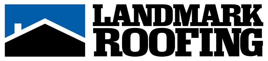 Roofer Logo - Landmark Roofing - Call The Roofer Your Neighbor Trusts