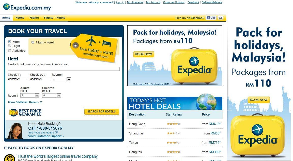 Expedia.com.my Logo - AirAsia Expedia's website