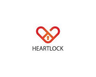 Padlock Logo - Heart Lock Designed by MDS | BrandCrowd