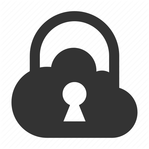 Padlock Logo - Lock, protect, security, shield icon