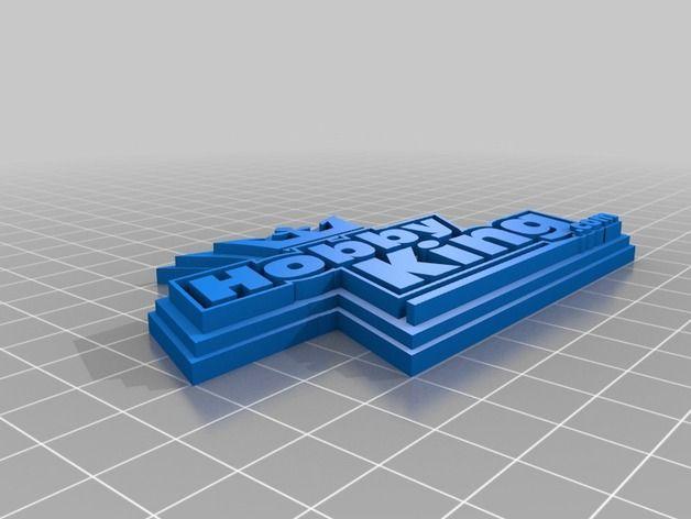 HobbyKing Logo - Turnigy Trackstar Logo / Hobbyking Logo by DMAX40 - Thingiverse