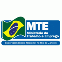 MTE Logo - MTE do Trabalho e Emprego RJ. Brands of the World