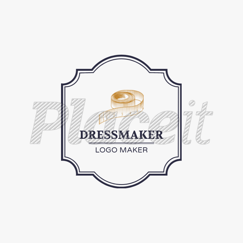 Dressmaker Logo - Placeit - Logo Design Template for Classic Dressmaker Business