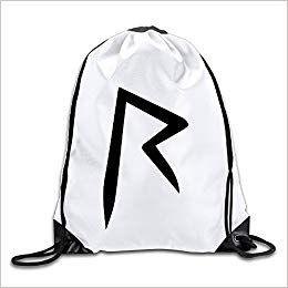 Rihanna Logo - Amazon.com: BYDHX Rihanna Logo Drawstring Backpack Bag White ...