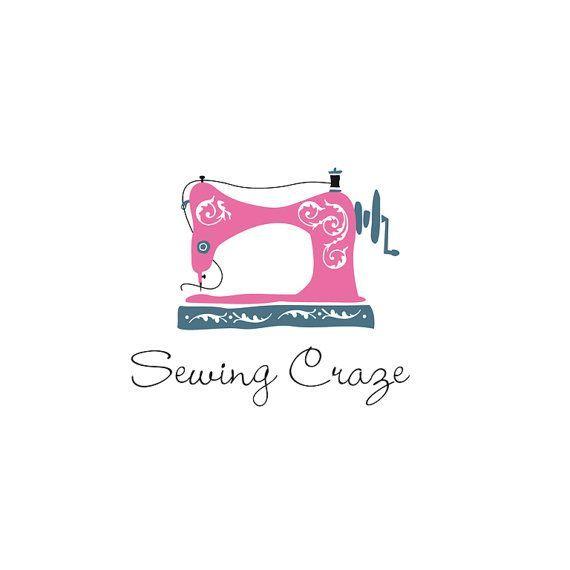 Dressmaker Logo - Vintage sewing machine logo dressmaker quilting hobby by Esani ...