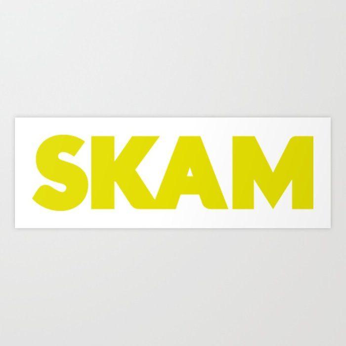 SKAM Logo - SKAM logo Art Print by kikab | Society6