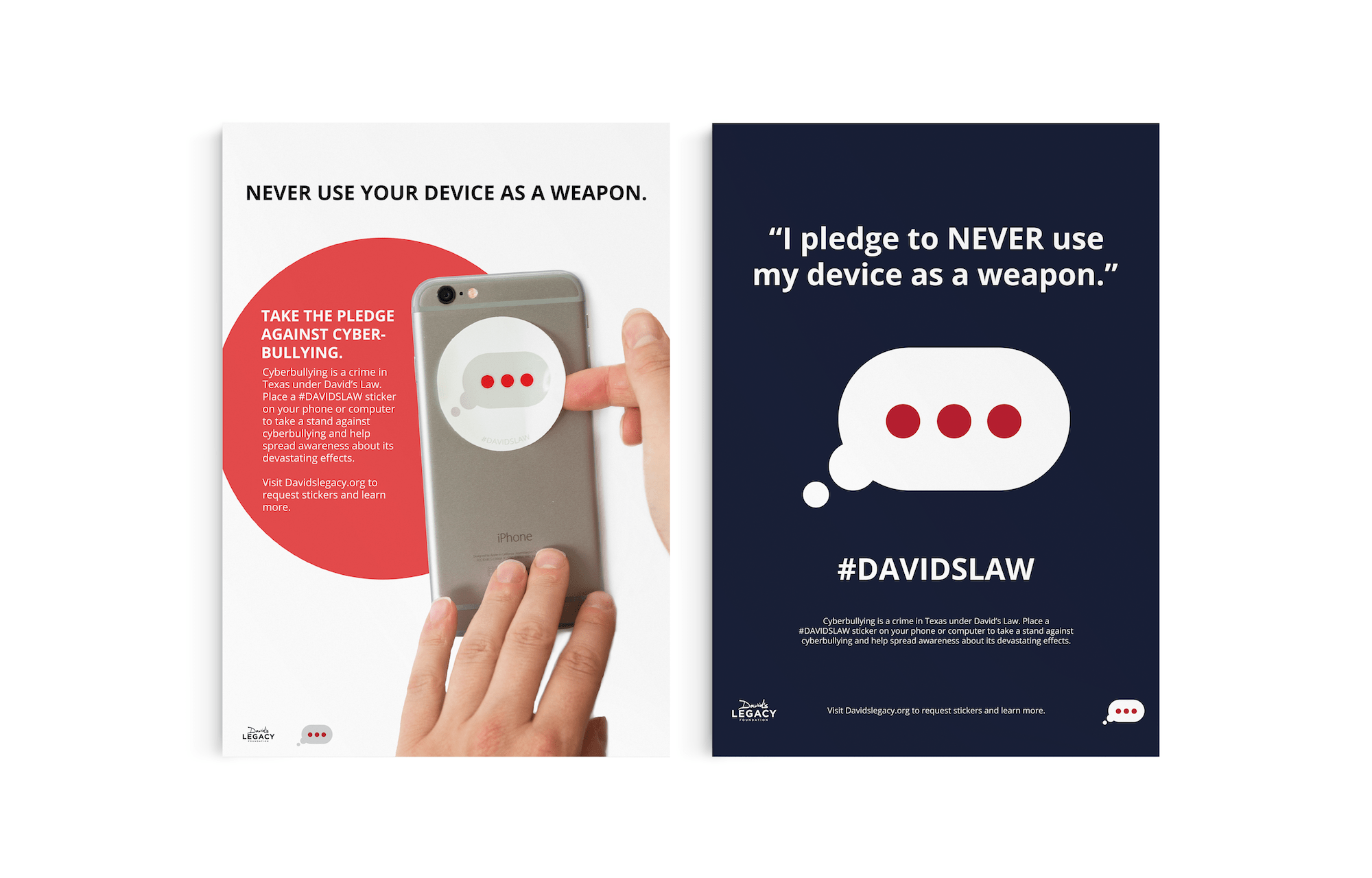 Cyberbullying Logo - David's Law - Advocacy Marketing | STAV Creative
