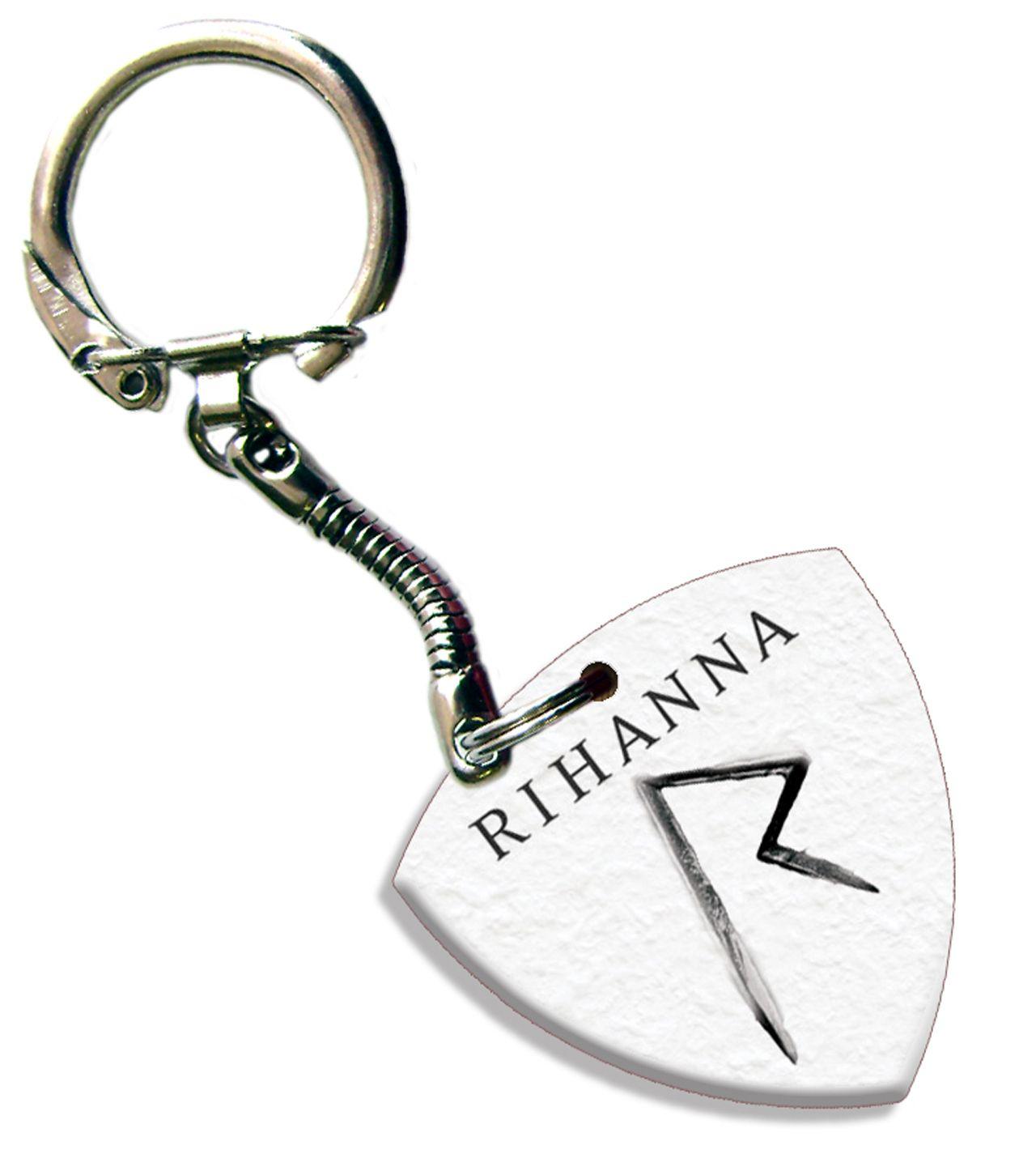 Rihanna Logo - Printed Guitar Picks :: Shop Products :: Band Products :: Keyrings ...