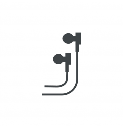 Earbud Logo - Headphones