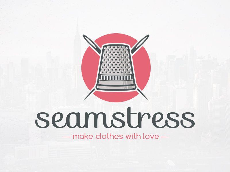 Dressmaker Logo - Thimble & Needle Logo by Alberto Bernabe | Dribbble | Dribbble