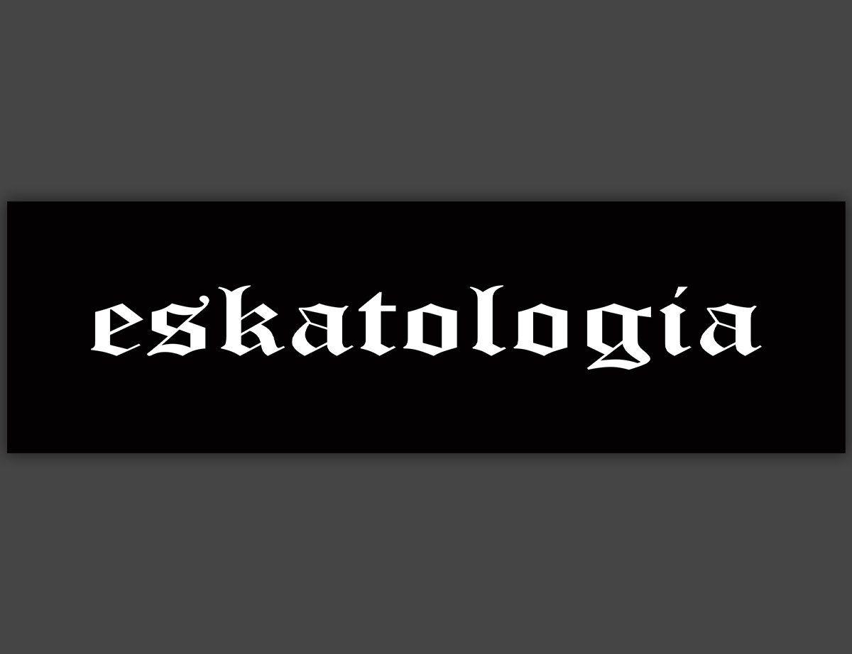 SKAM Logo - Eskatologia - Skam . Skuld . Svek/Text - Patch (Small) | MYTERI